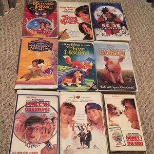 Vintage VHS, 11 children’s movies